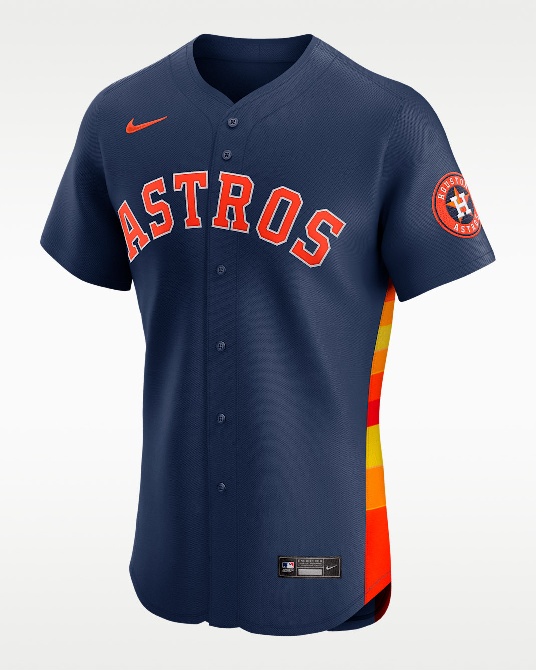 Houston Astros Men's Nike Dri-FIT ADV MLB Elite Jersey - Navy