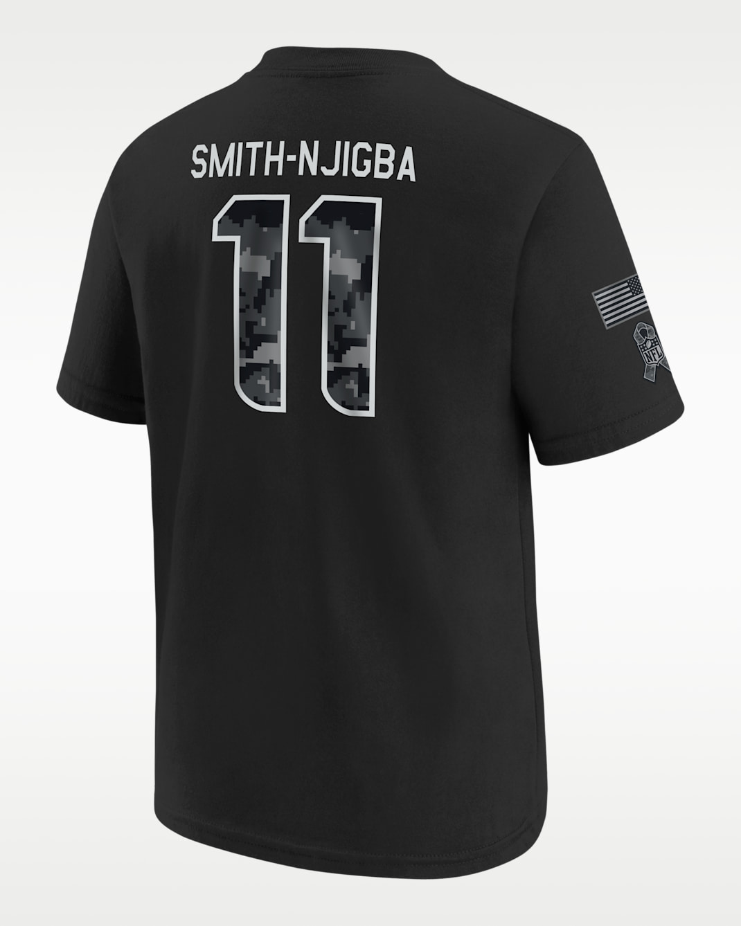 Jaxon Smith-Njigba Seattle Seahawks Salute to Service Big Kids' Nike NFL T-Shirt
