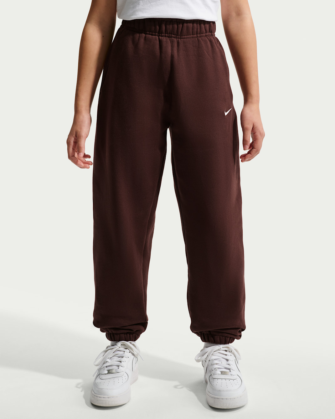 Nike Solo Swoosh Kids' Fleece Cuffed Pants