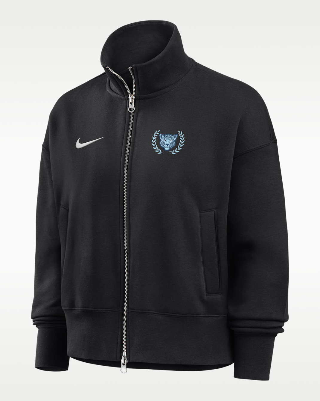 Nike College (Spelman College) Women's Nike Phoenix Fleece Track Jacket - Black