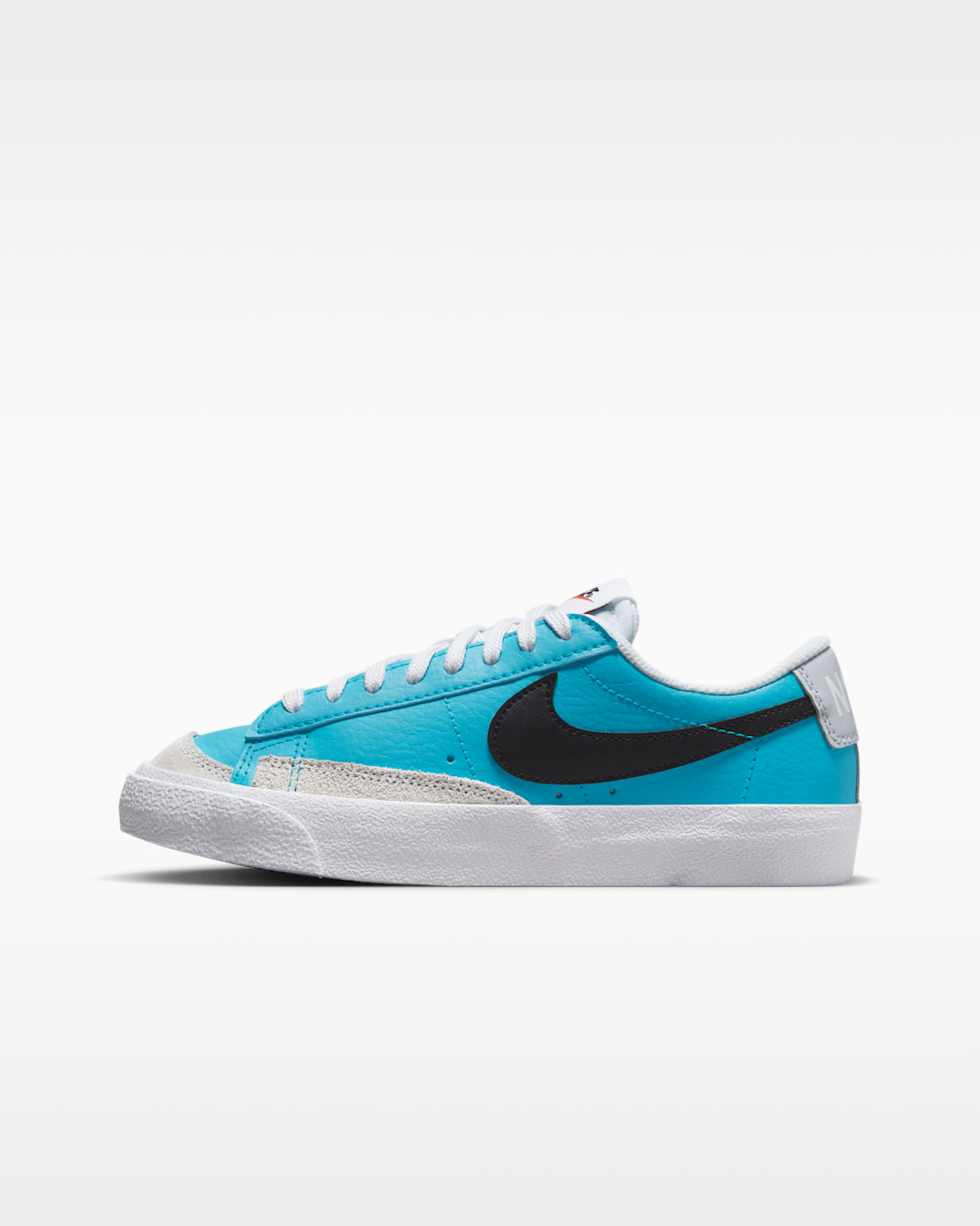 รองเท้าเด็กโต Nike Blazer Low '77 - Blue Lightning/Pure Platinum/ขาว/ดำ