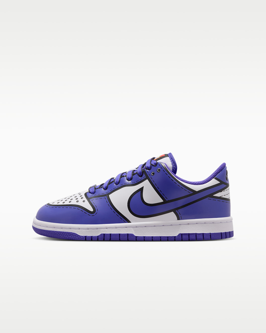 Nike Dunk Low x LEGO® Collection Older Kids' Shoes - White/Rush Red/Tour Yellow/Bright Concord
