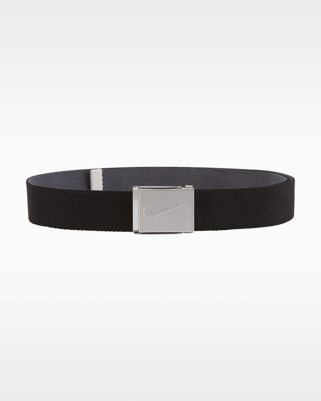 Nike Men's Reversible Stretch Web Golf Belt - Black/Grey