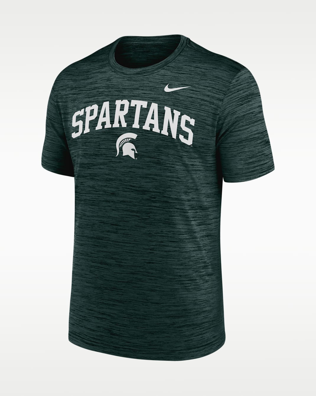 Michigan State Primetime Arch Logo Velocity Men's Nike Dri-FIT College T-Shirt - Green