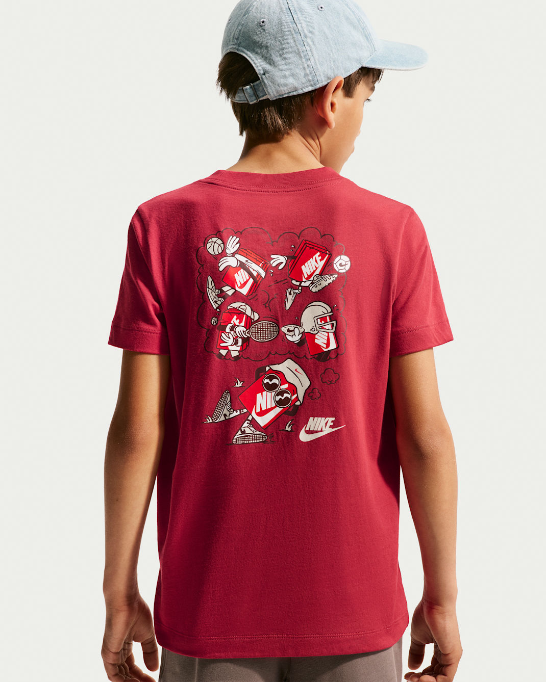 T-shirt Nike Sportswear för ungdom - Tough Red