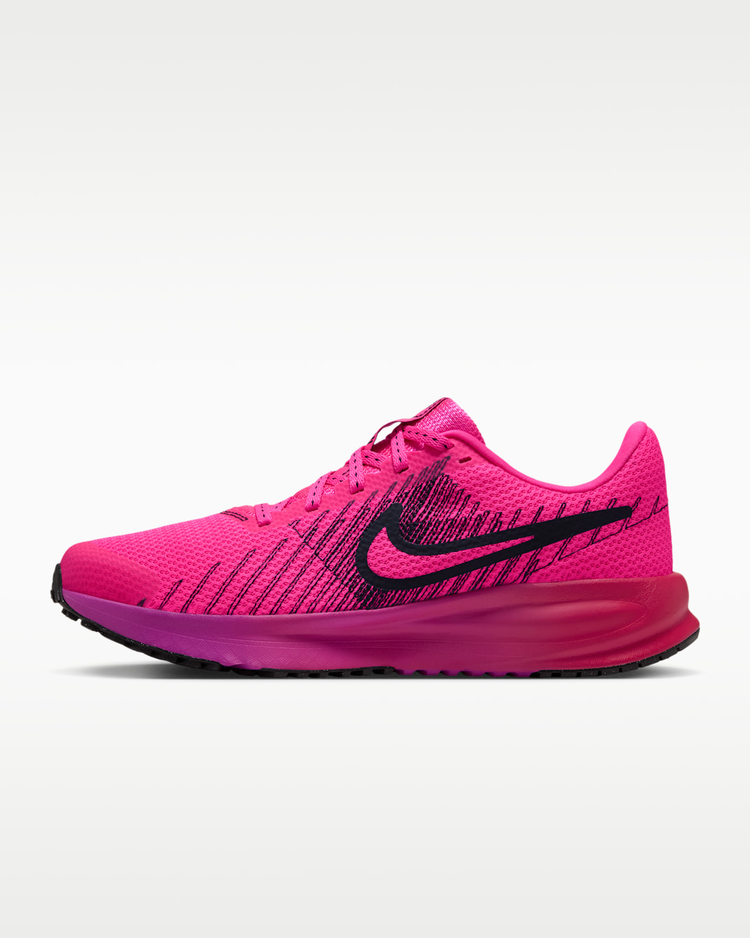 Nike Run Defy Women's Road Running Shoes - Hyper Pink/Fuchsia Blast/Laser Crimson/Black
