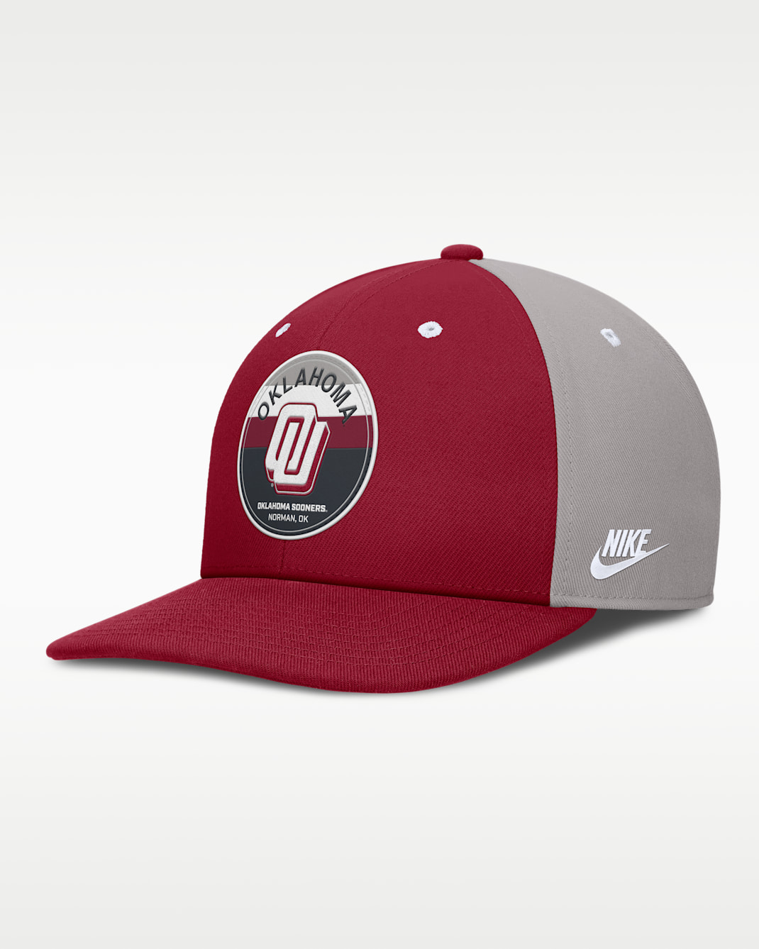 Oklahoma Athletic Prep Pro Men's Nike Dri-FIT College Adjustable Hat - Crimson