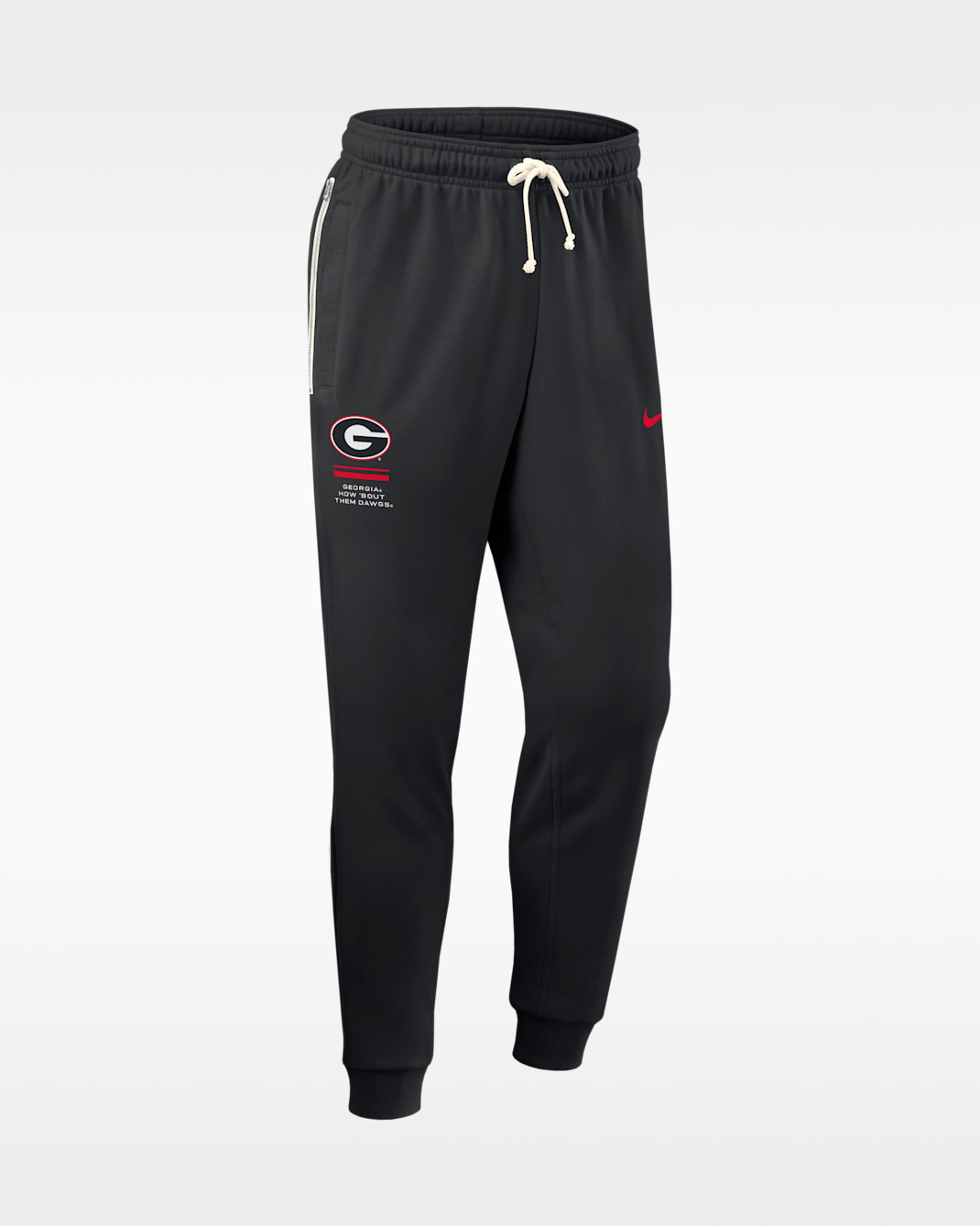 Georgia Sideline Standard Issue Men's Nike Dri-FIT College Taper Pants - Black