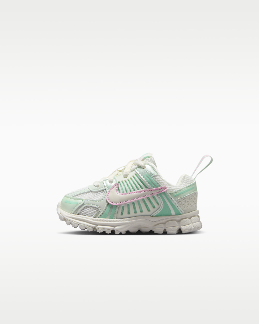 Nike Vomero 5 Baby/Toddler Shoes (Classic Laces) - Sail/Pink Foam/Arctic Green/Sail
