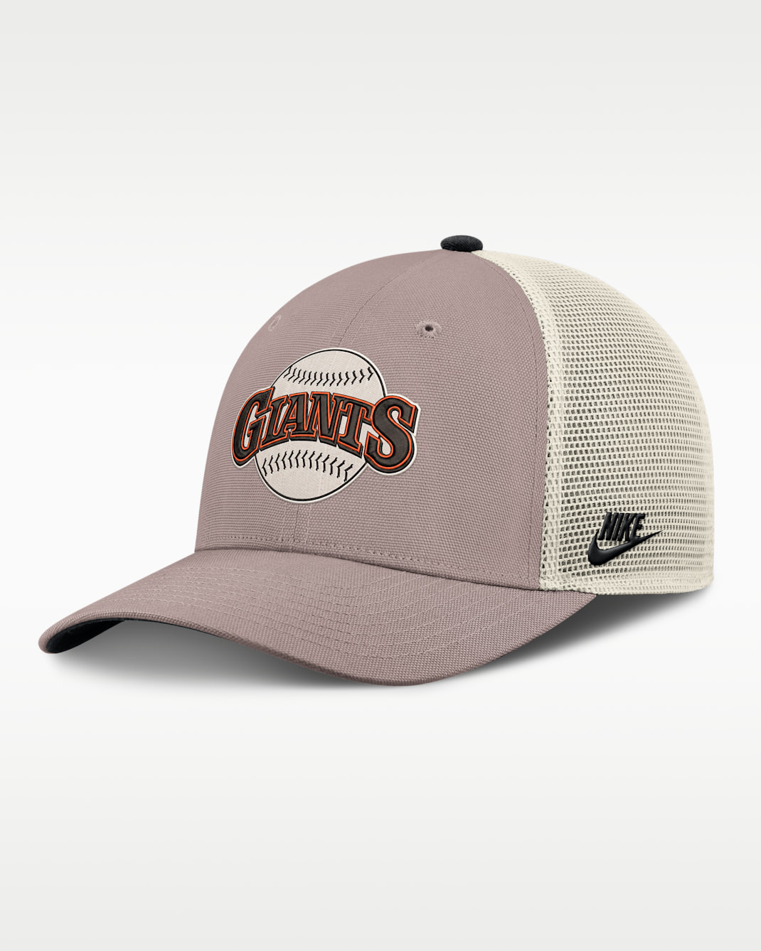 San Francisco Giants Cooperstown Rise Men's Nike MLB Adjustable Trucker Hat - Khaki