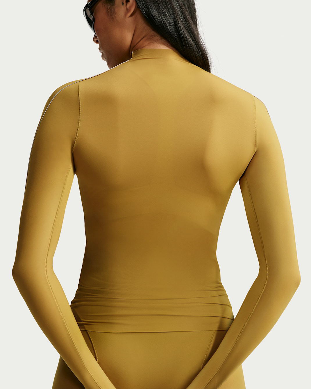 NikeSKIMS Weightless Women's Mock-Neck Long-Sleeve Top