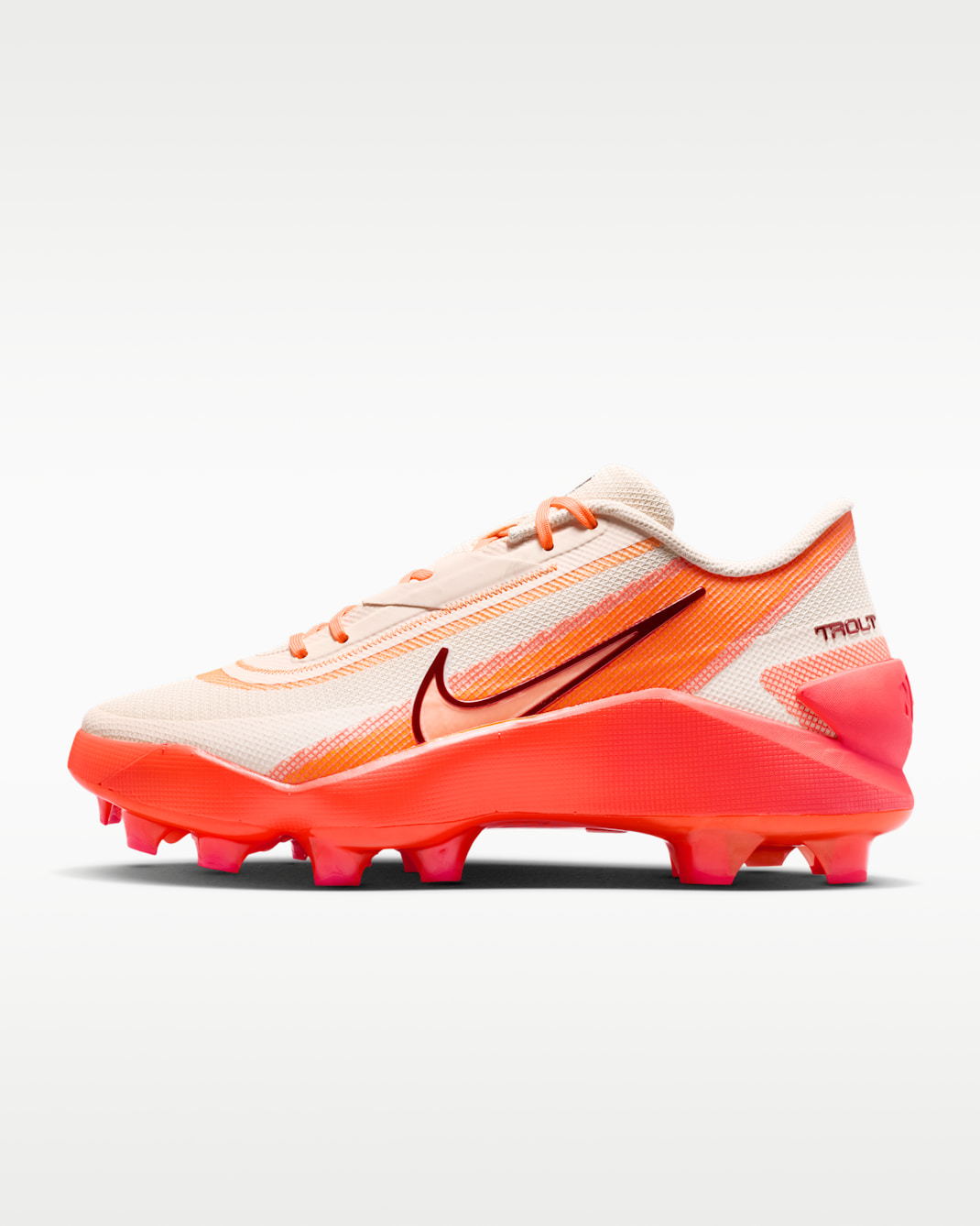 Nike Diamond Showcase "Mike Trout" MCS Baseball Cleats - Chalk/Total Orange/Solar Red/White