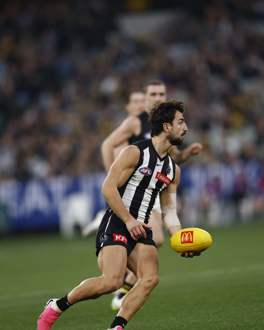 Collingwood F.C. AFL 2026 Stadium Home Nike AFL Replica Jersey - Black/White