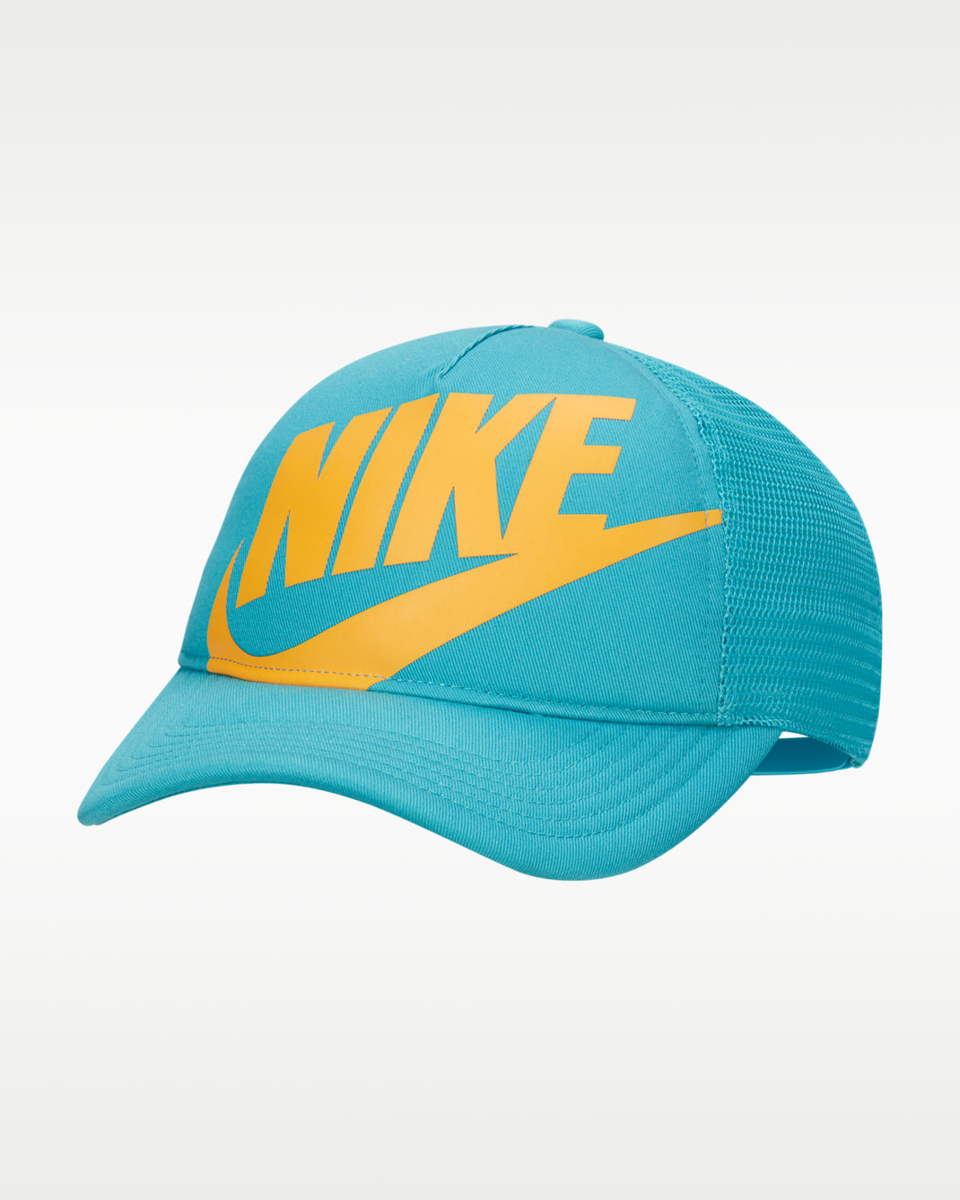 Nike Rise Kids' Structured Trucker Cap - Teal Nebula/Sundial