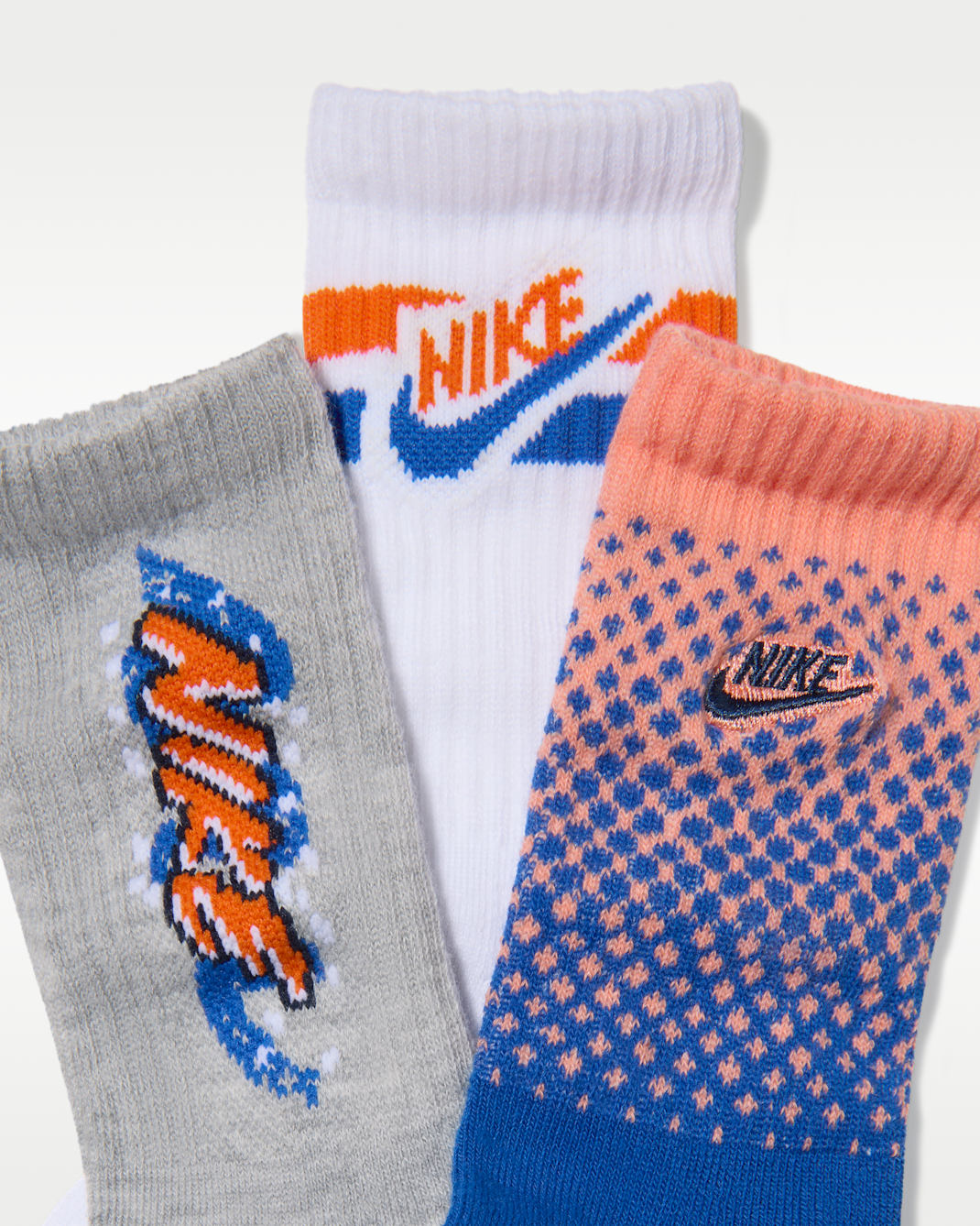 Nike Kids' Snow Motion Cushioned Crew Socks (3 Pairs)