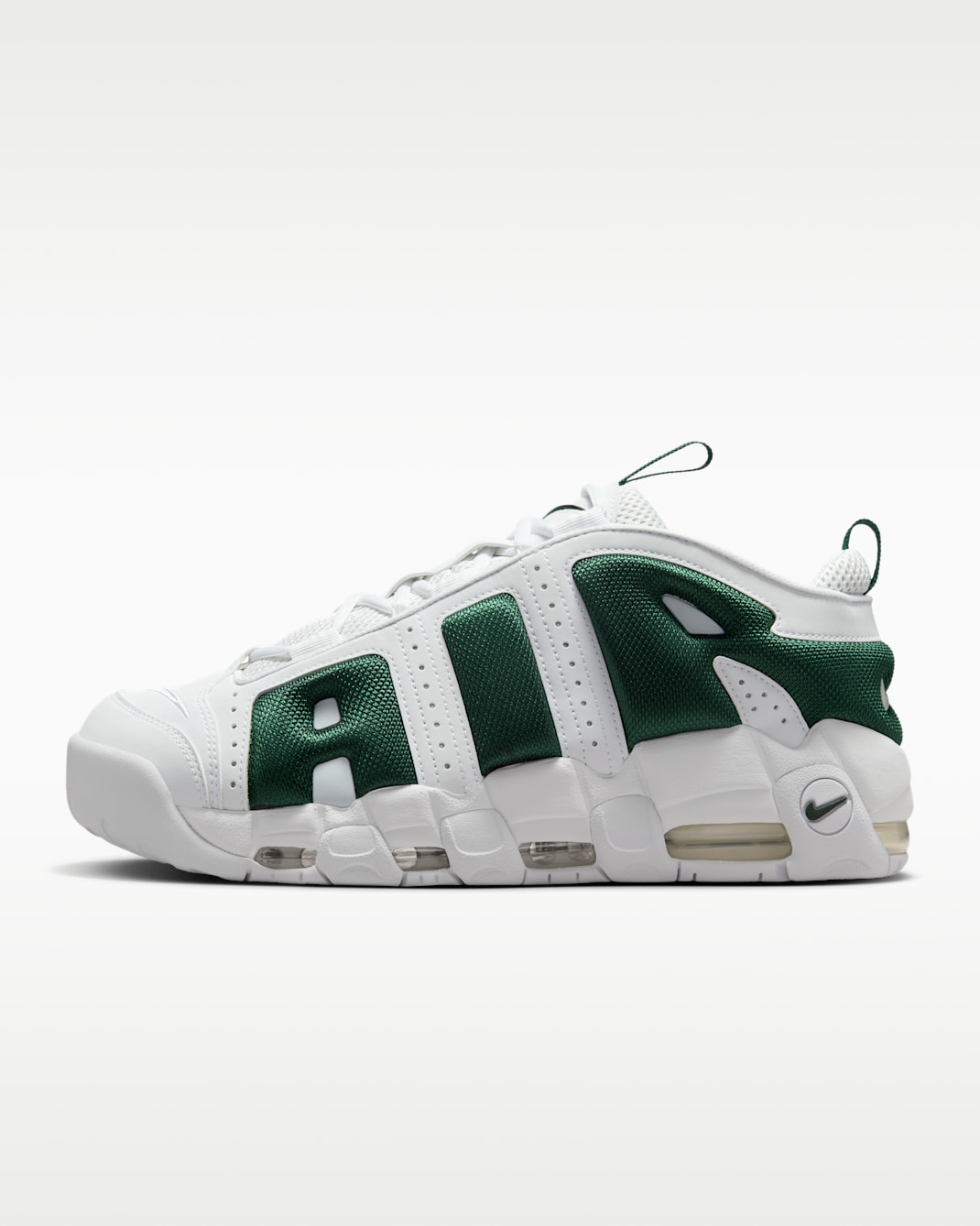 Nike Air More Uptempo Low Men's Shoes - White/Fir