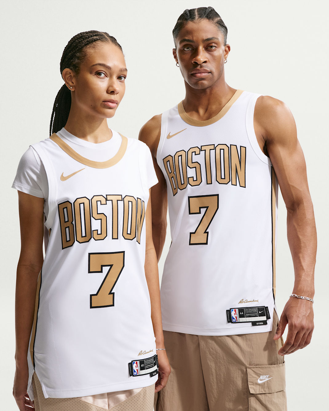 Jaylen Brown Boston Celtics City Edition Men's Nike Dri-FIT ADV NBA Authentic Jersey - White