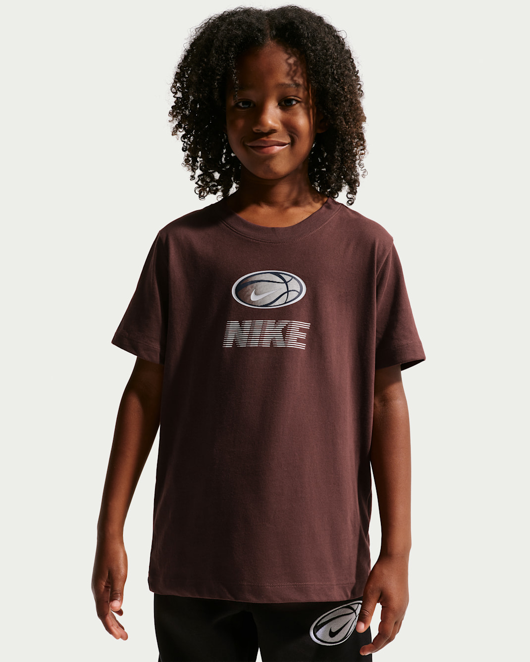 Playera Dri-FIT para niños de talla grande Nike - Dátil místico