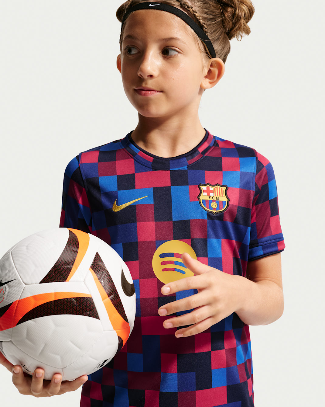 FC Barcelona Little Kids' Nike Dri-FIT Soccer Pre-Match Top