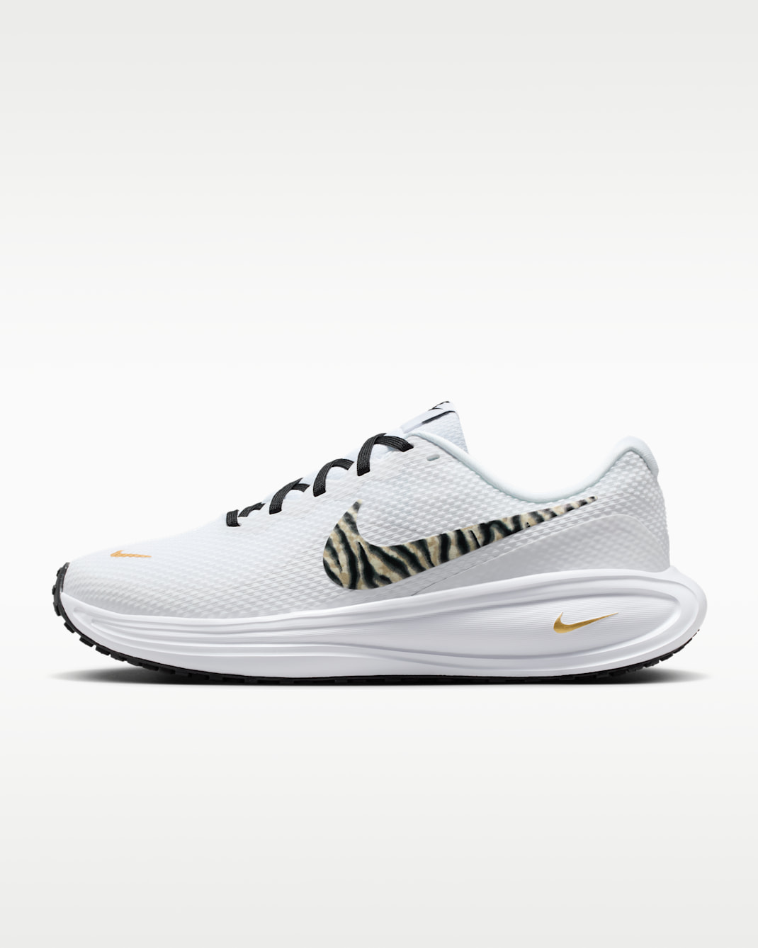 Nike Revolution 8 Women's Road Running Shoes - White/Metallic Gold/Coconut Milk/Black