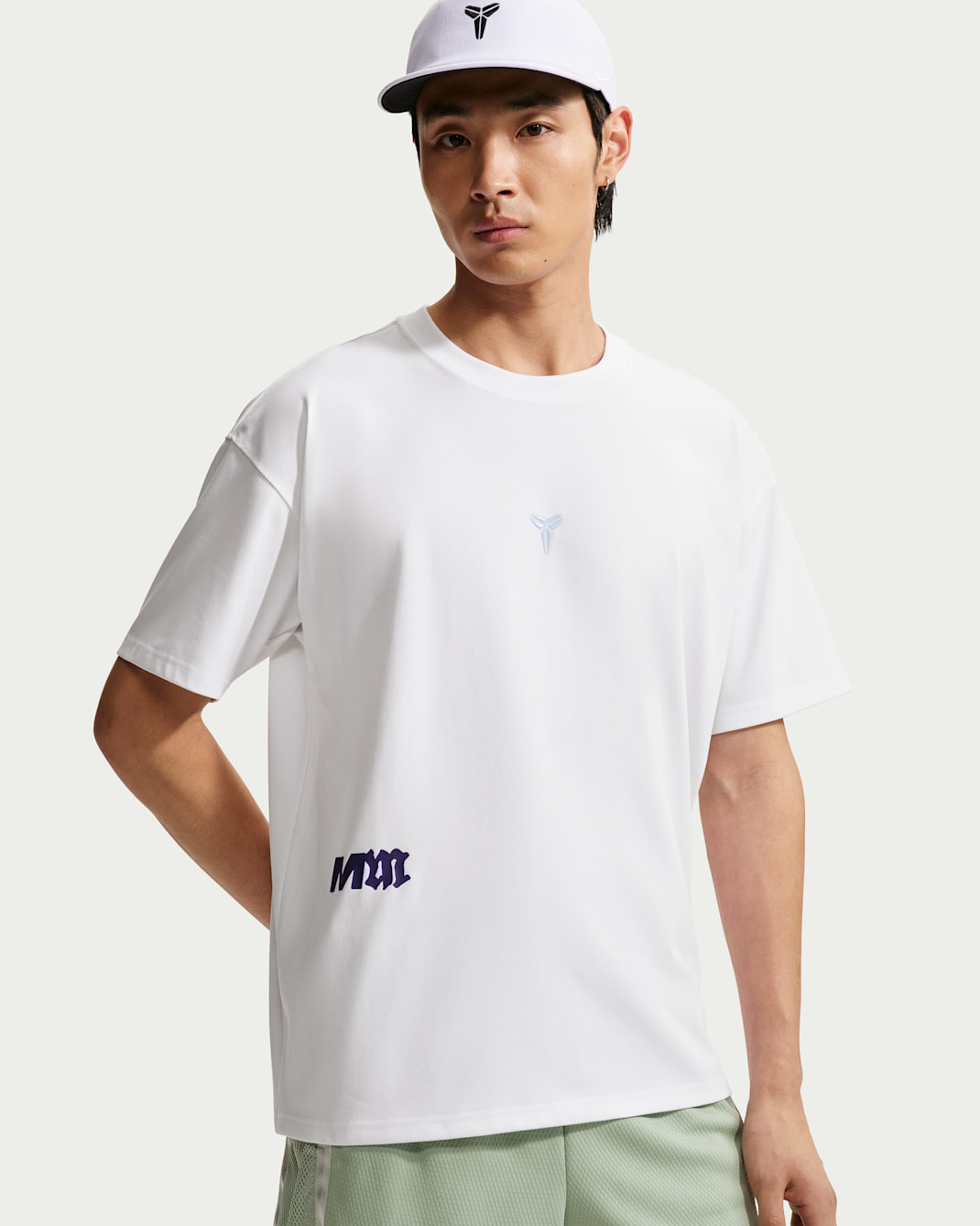 Kobe 男款 Nike Dri-FIT 籃球 T 恤 - 白色