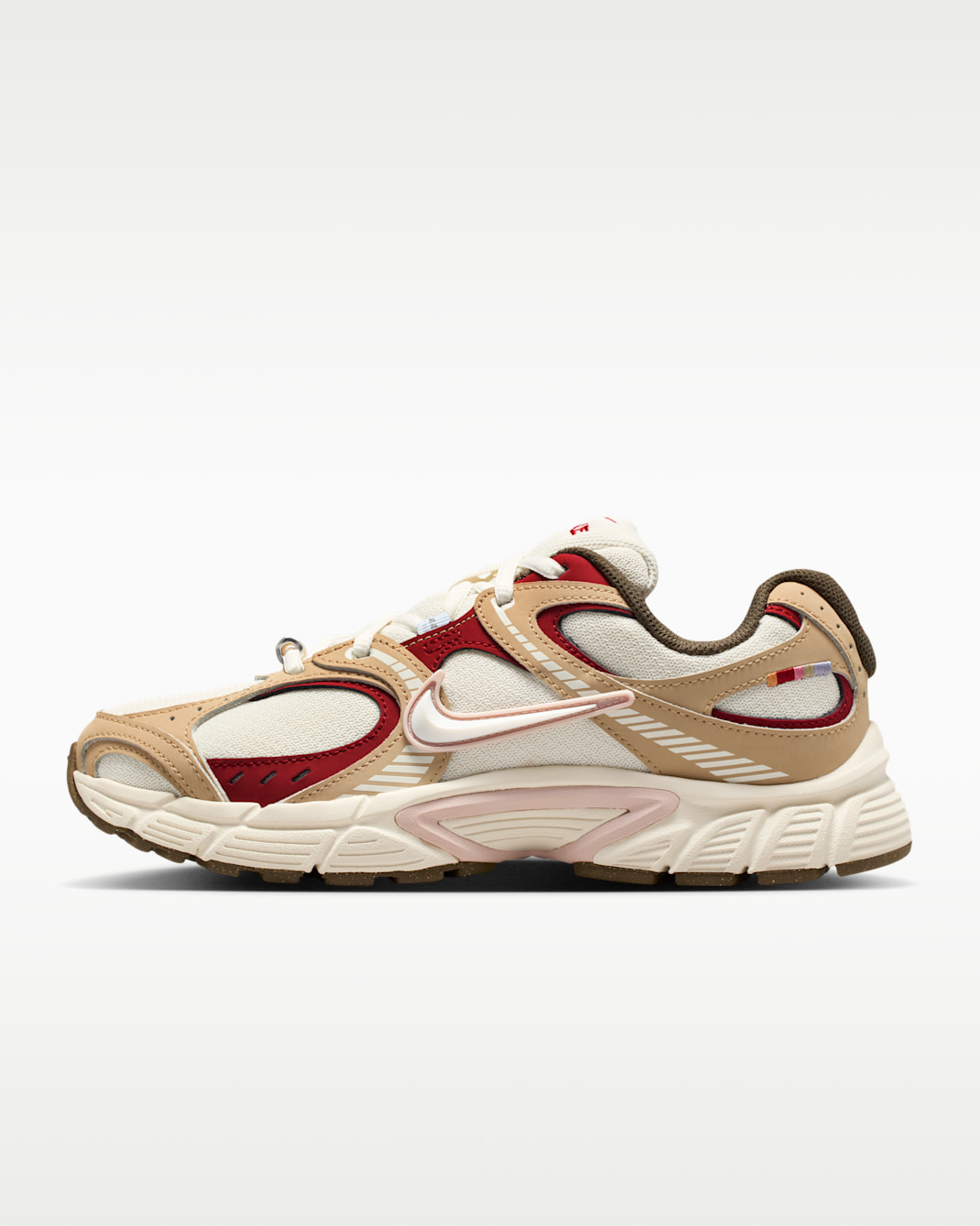 Nike V5 RNR Women's Shoes - Soft Pearl/Phantom/Team Crimson/Metallic Silver