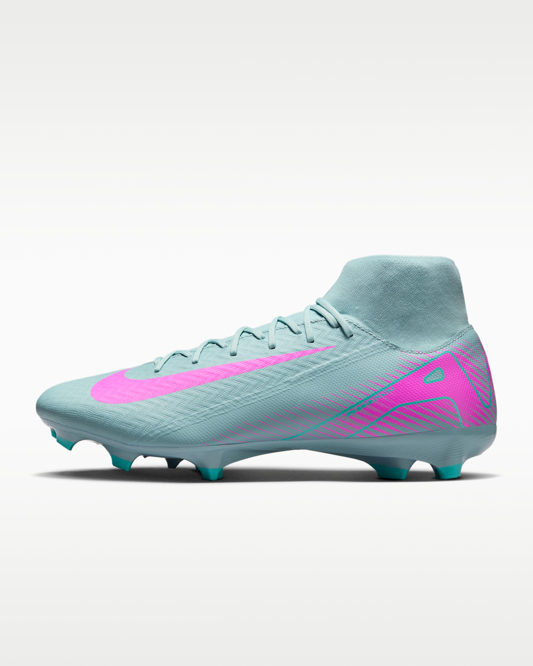 Nike Mercurial Superfly 10 Academy Multi-Ground High-Top Football Boot - Ocean Cube/Pink Blast