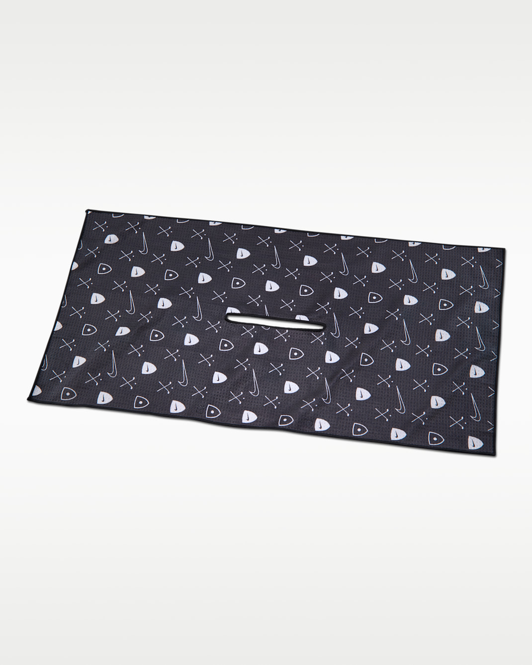 Nike Caddy Golf Towel - Black/White/White