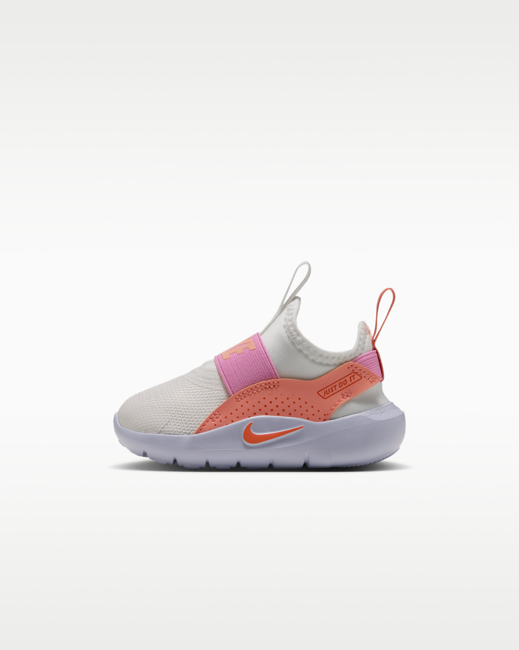 Nike Flex Runner 4 Baby/Toddler Shoes - Sail/Crimson Bliss/Palest Purple/Safety Orange