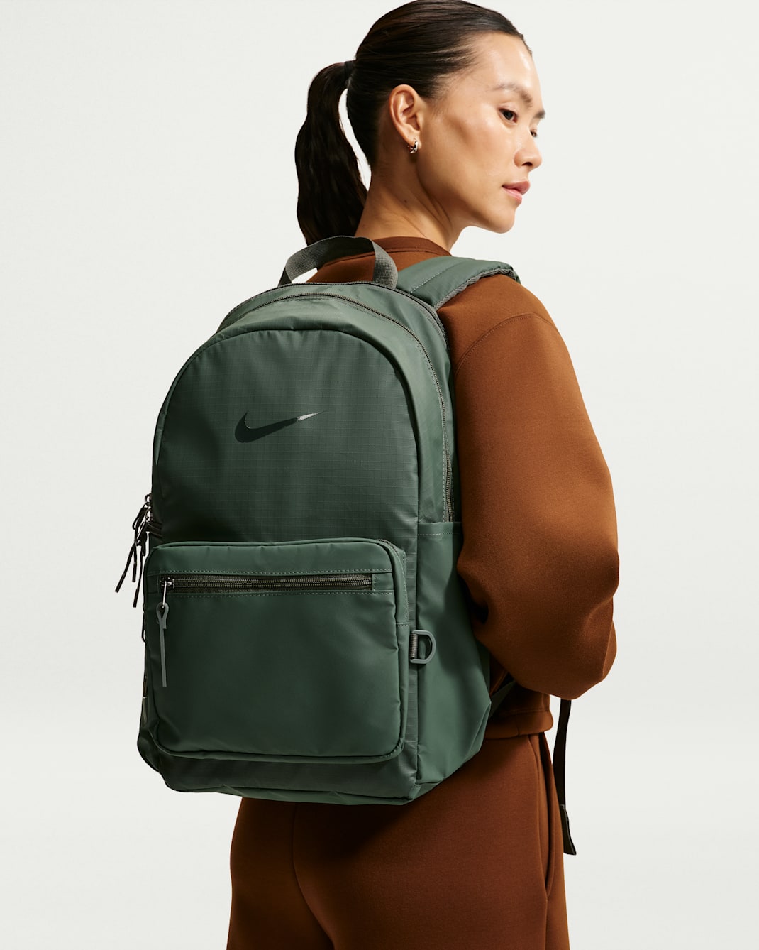 Nike Heritage Eugene 2.0 Winterized Backpack (20L) - Camo Green/Camo Green/Black Spruce