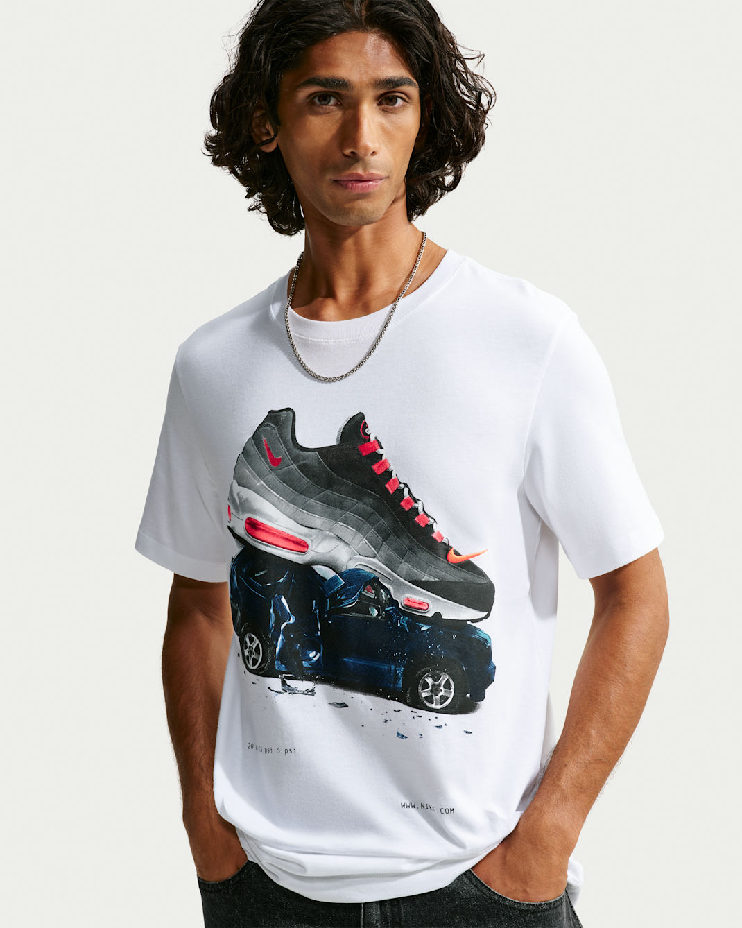 Nike Sportswear T-skjorte til herre - Hvit
