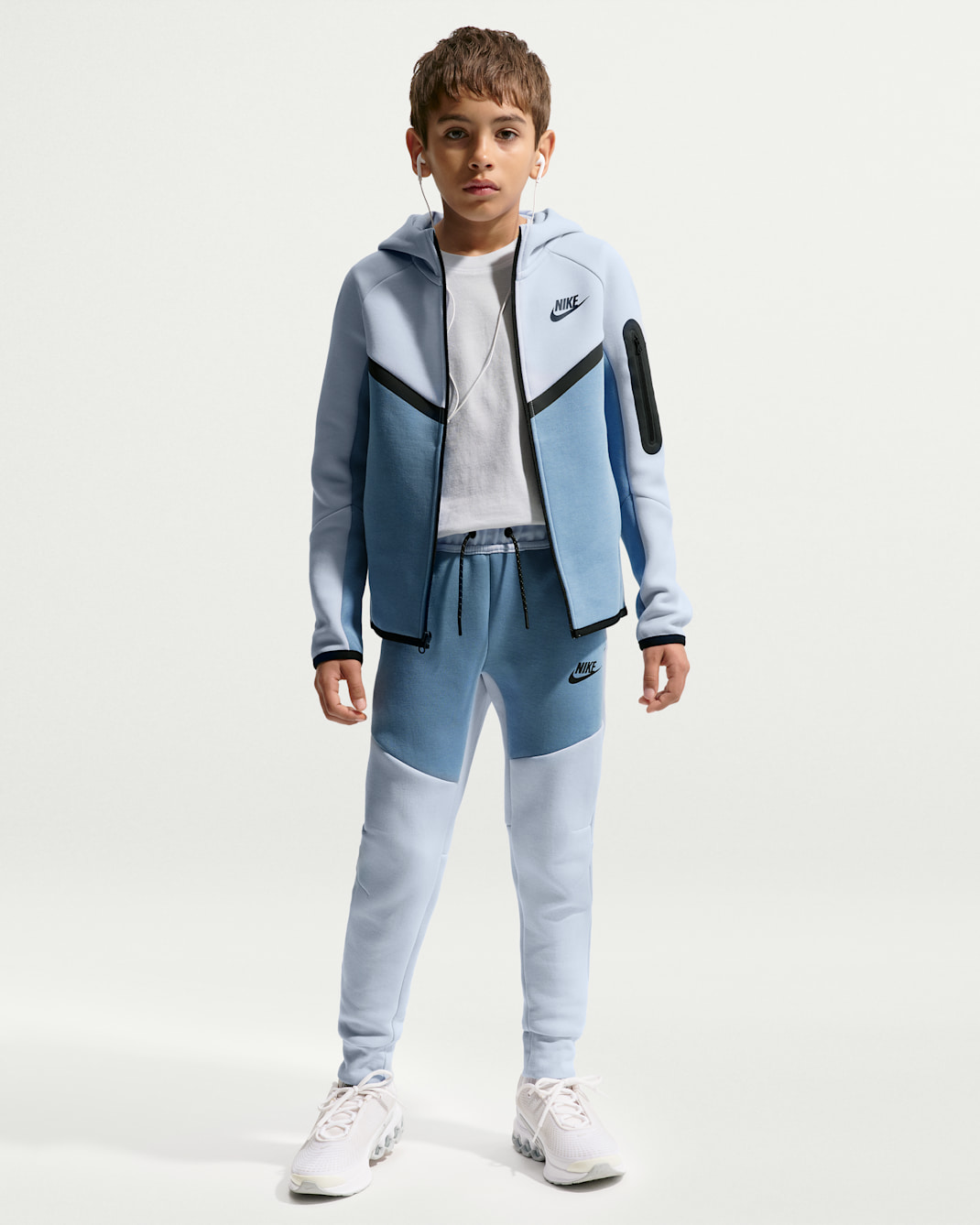 Nike Sportswear Tech Fleece Big Kids' Joggers - Hydrogen Blue/Work Blue/Black/Black