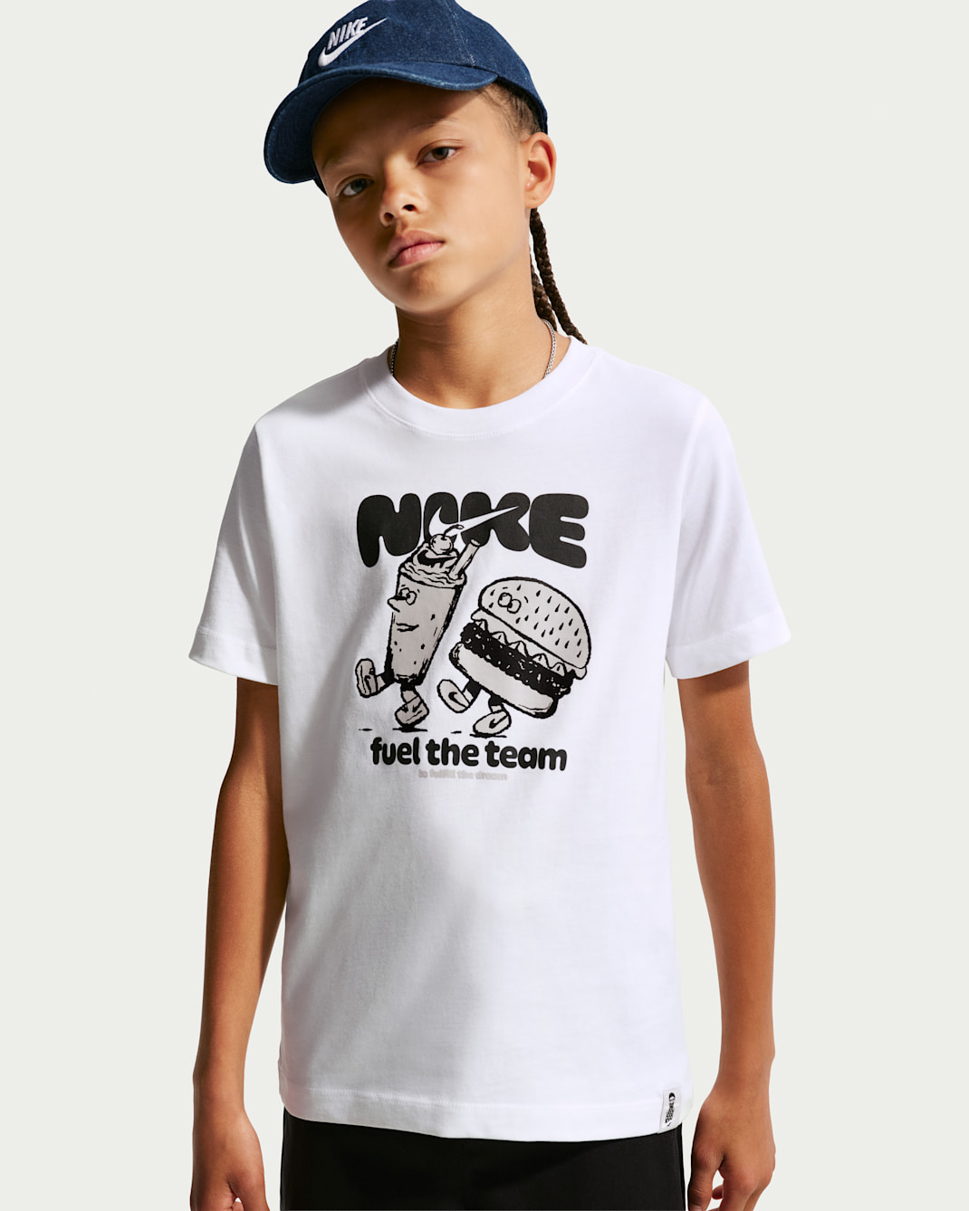 Nike Sportswear Older Kids' T-Shirt - White