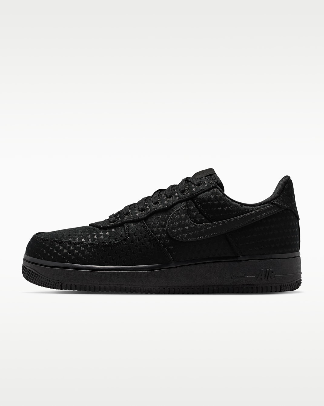 Nike Air Force 1 Retro "Valentine’s Day" Men's Shoes - Black/University Red/Black