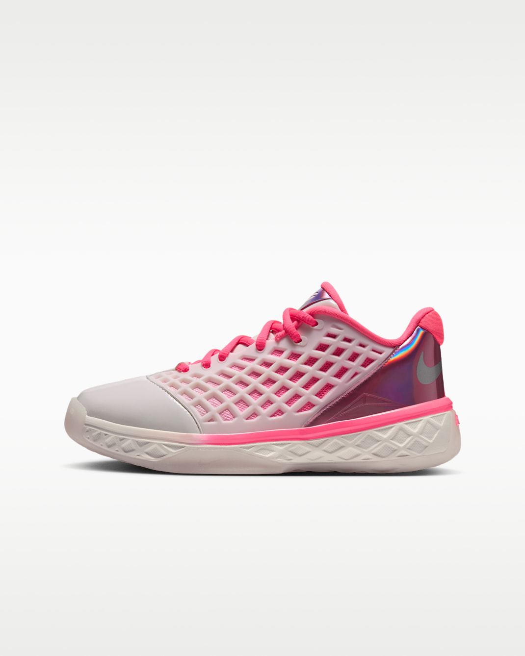 Kobe 3 Protro Low Older Kids' Basketball Shoes - Sail/Hot Punch/Metallic Silver