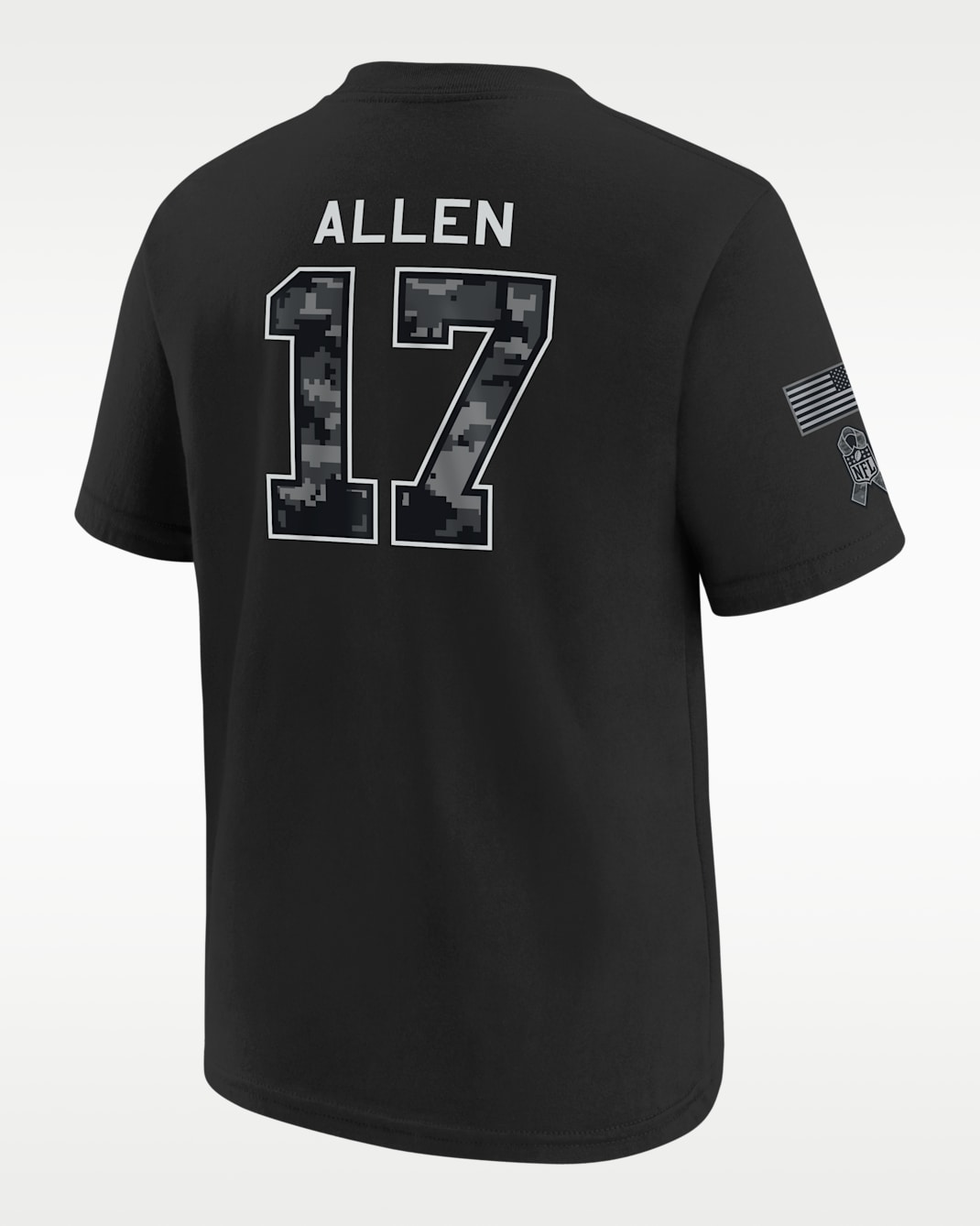 Josh Allen Buffalo Bills Salute to Service Big Kids' Nike NFL T-Shirt