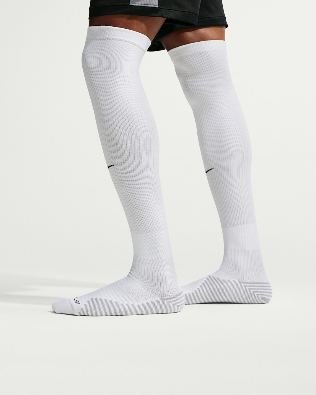 Nike Dri-FIT Strike Knee-High Football Socks - White/Black