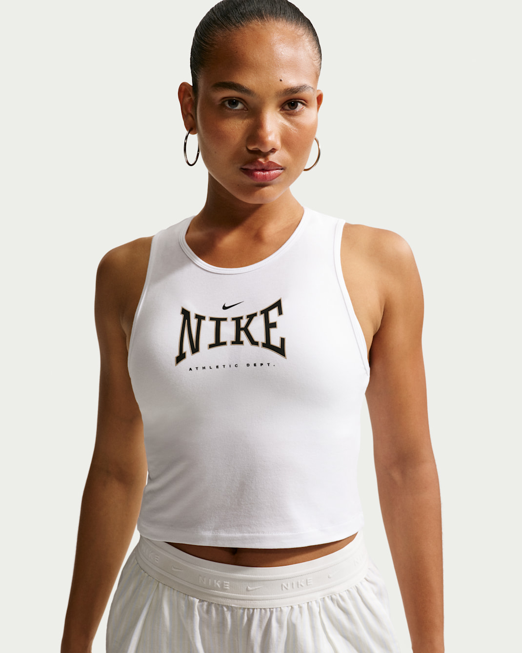 Nike Sportswear Women's Tight Cropped Tank Top - White