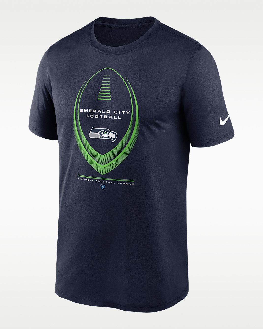 Seattle Seahawks Legend Icon Men's Nike Dri-FIT NFL T-Shirt - Navy