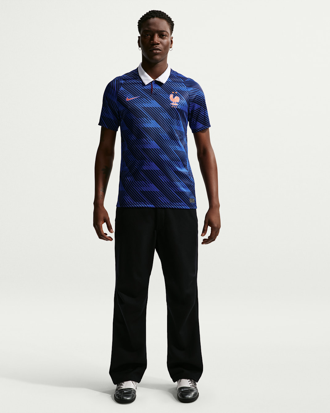 Maillot de foot Nike Dri-FIT France 2026 Stadium Domicile pour homme - Game Royal/Blackened Blue/Blanc/Metallic Copper