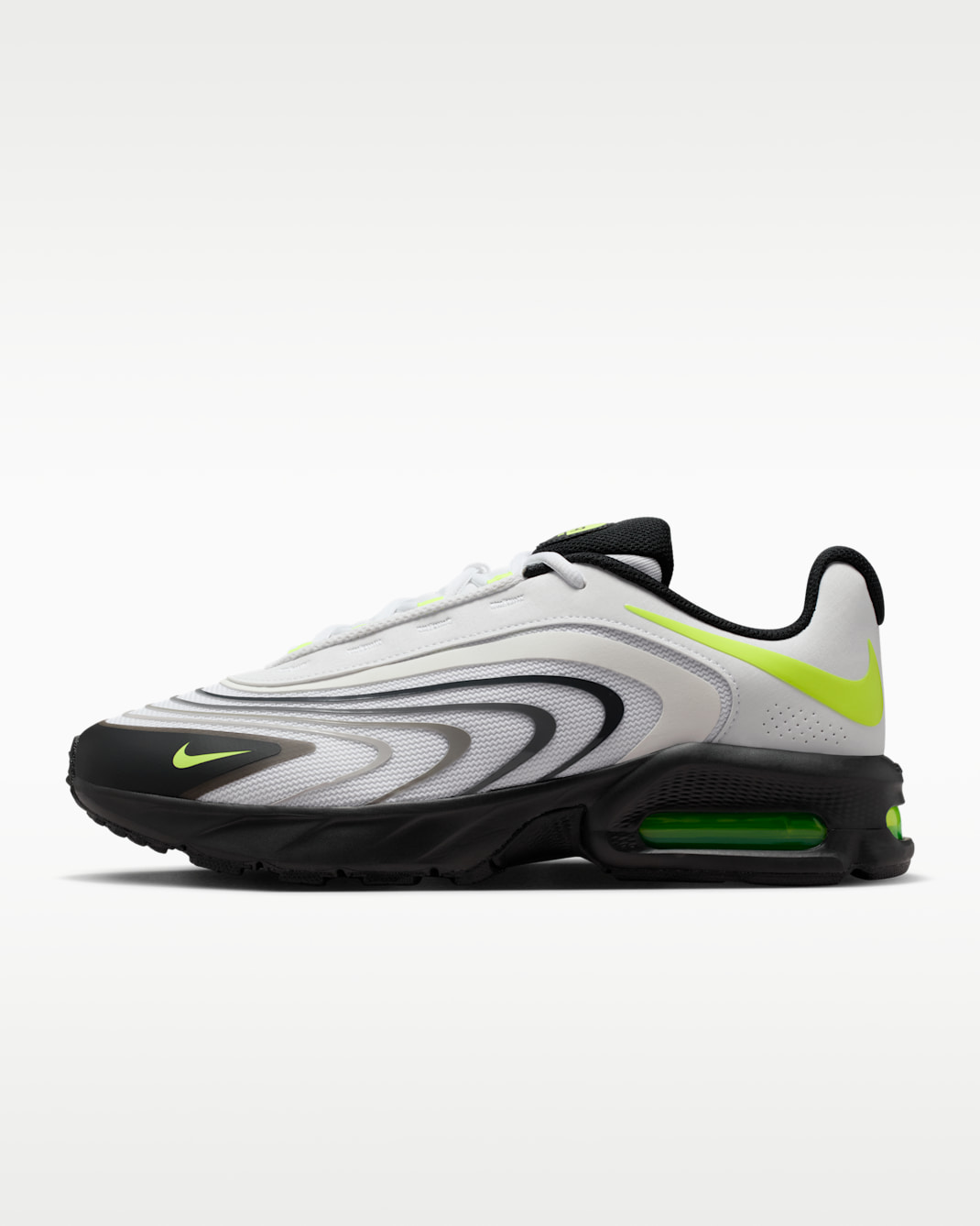 ナイキ エア マックス ファイヤー メンズシューズ - ホワイト/ブラック/アンスラサイト/ネオンイエロー