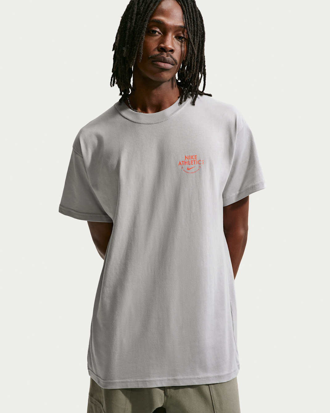 T-shirt Nike Sportswear – Uomo - Light Smoke Grey