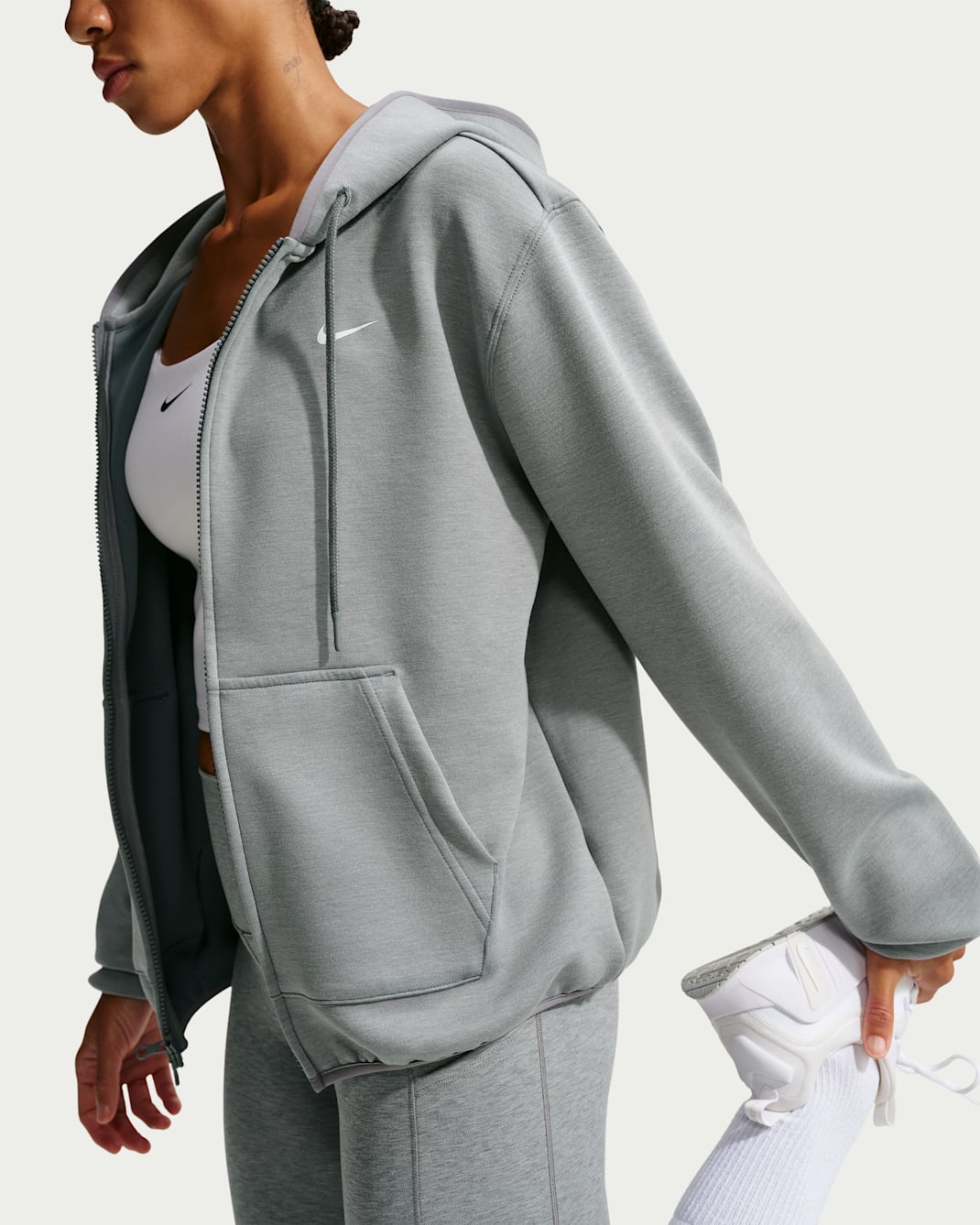 Nike Studio Fleece Sport Women's Dri-FIT Full-Zip Hoodie