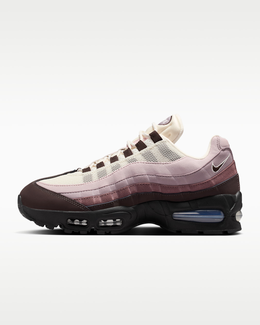 Sko Nike Air Max 95 Big Bubble för kvinnor - Svart/Tattoo/Light Violet Ore/Velvet Brown