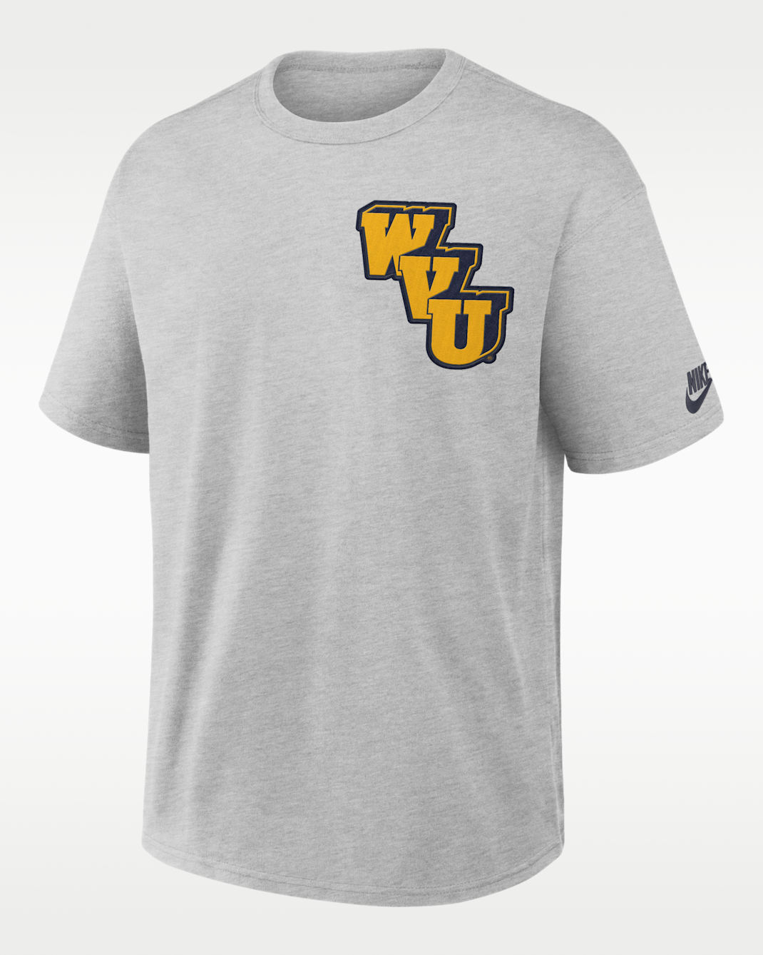 West Virginia Legacy Max90 Men's Nike College T-Shirt - Grey Heather