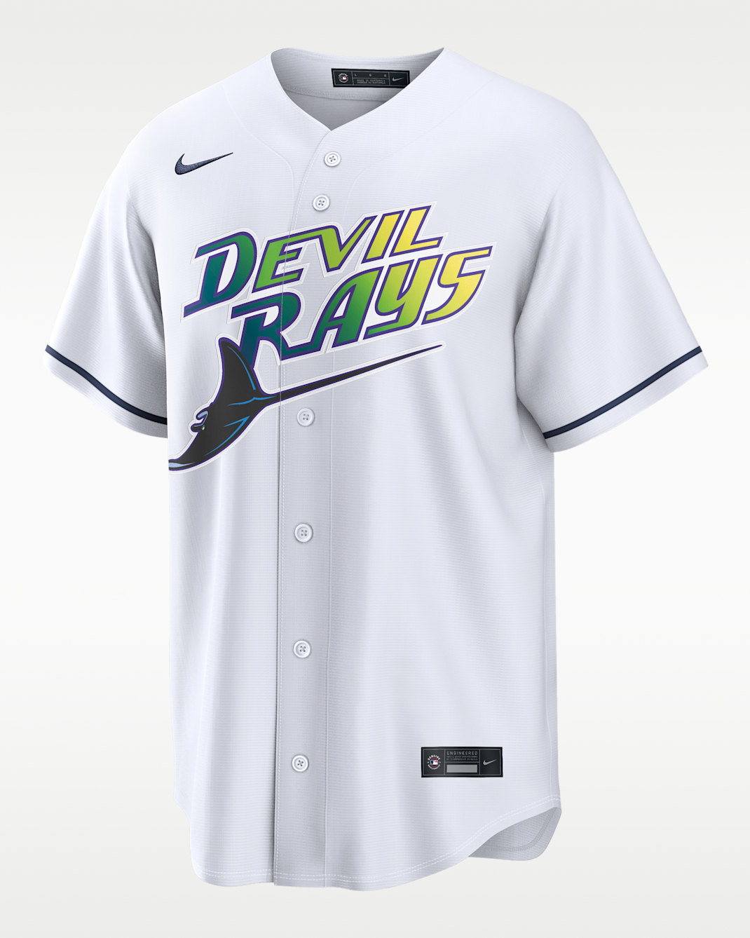 Junior Caminero Tampa Bay Rays Men's Nike MLB Replica Jersey - White