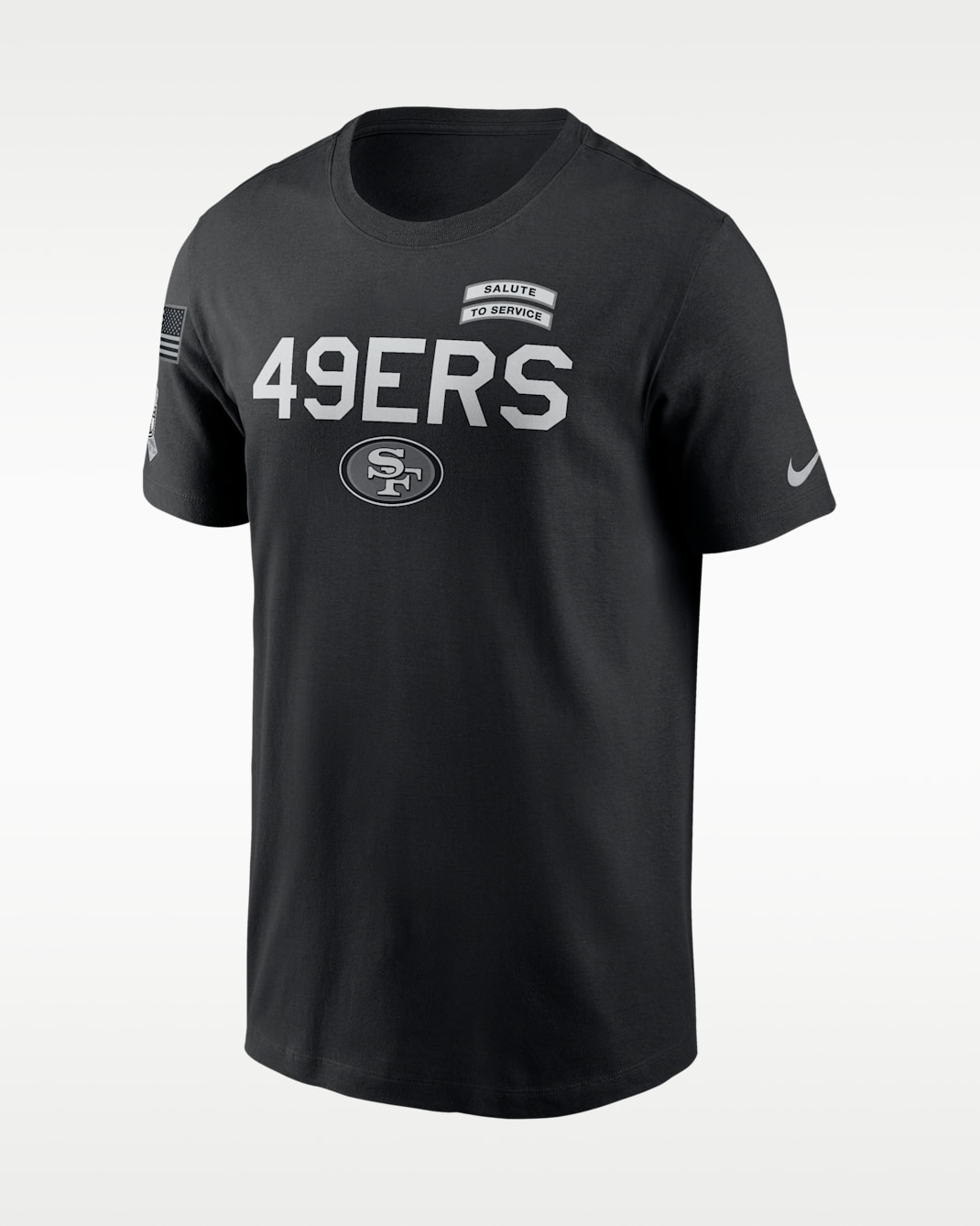 Playera Nike Dri-FIT de la NFL para hombre San Francisco 49ers Salute to Service Sideline - Negro