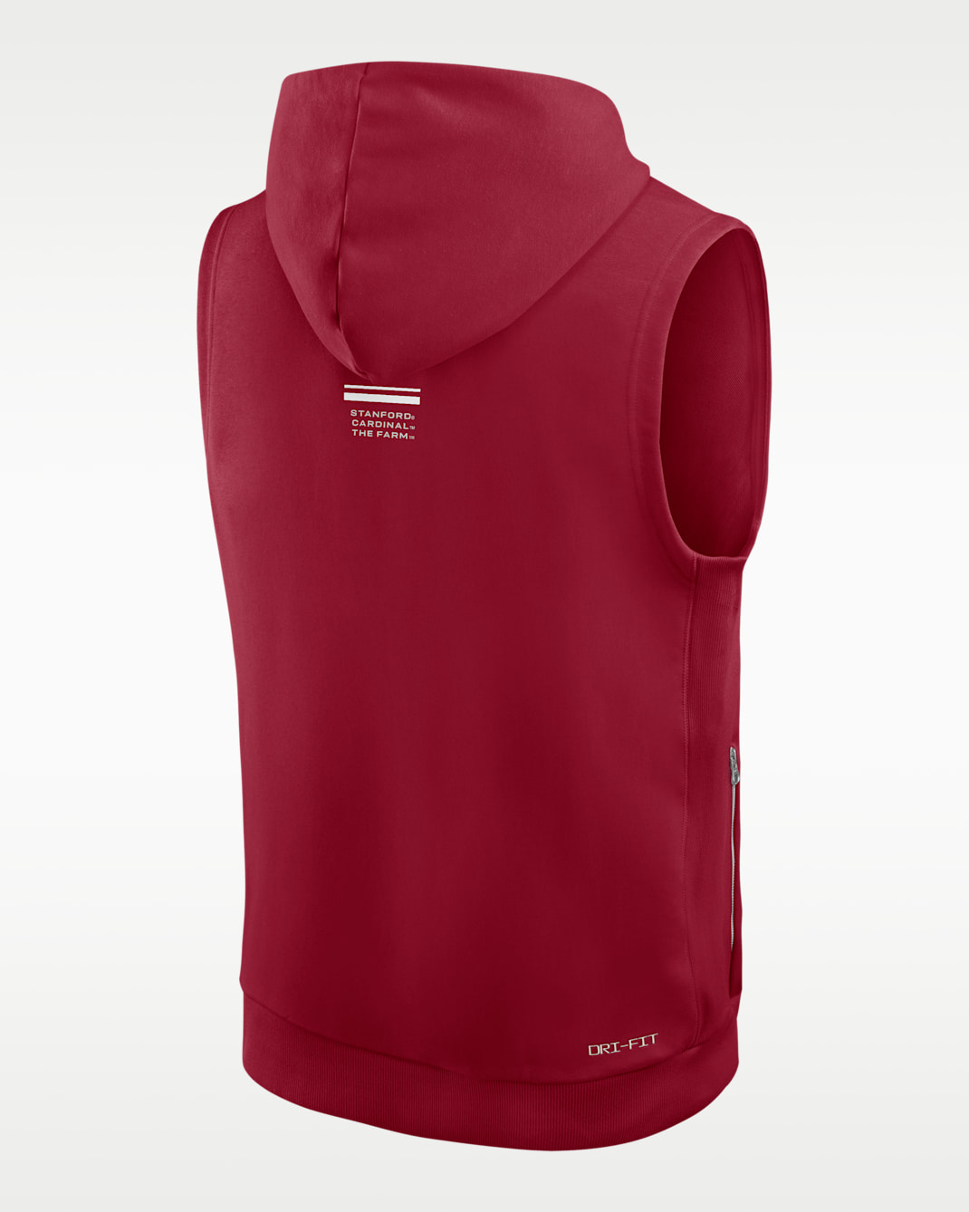 Stanford Sideline Men's Nike Dri-FIT College Sleeveless Pullover Hoodie