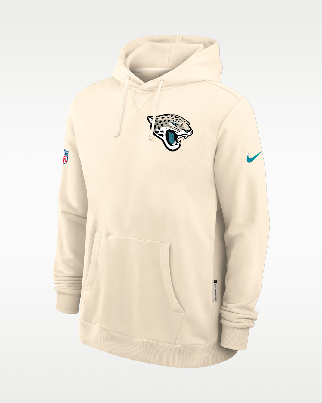 Jacksonville Jaguars Rivalries Collection Sideline Men's Nike Dri-FIT NFL Pullover Hoodie - Natural