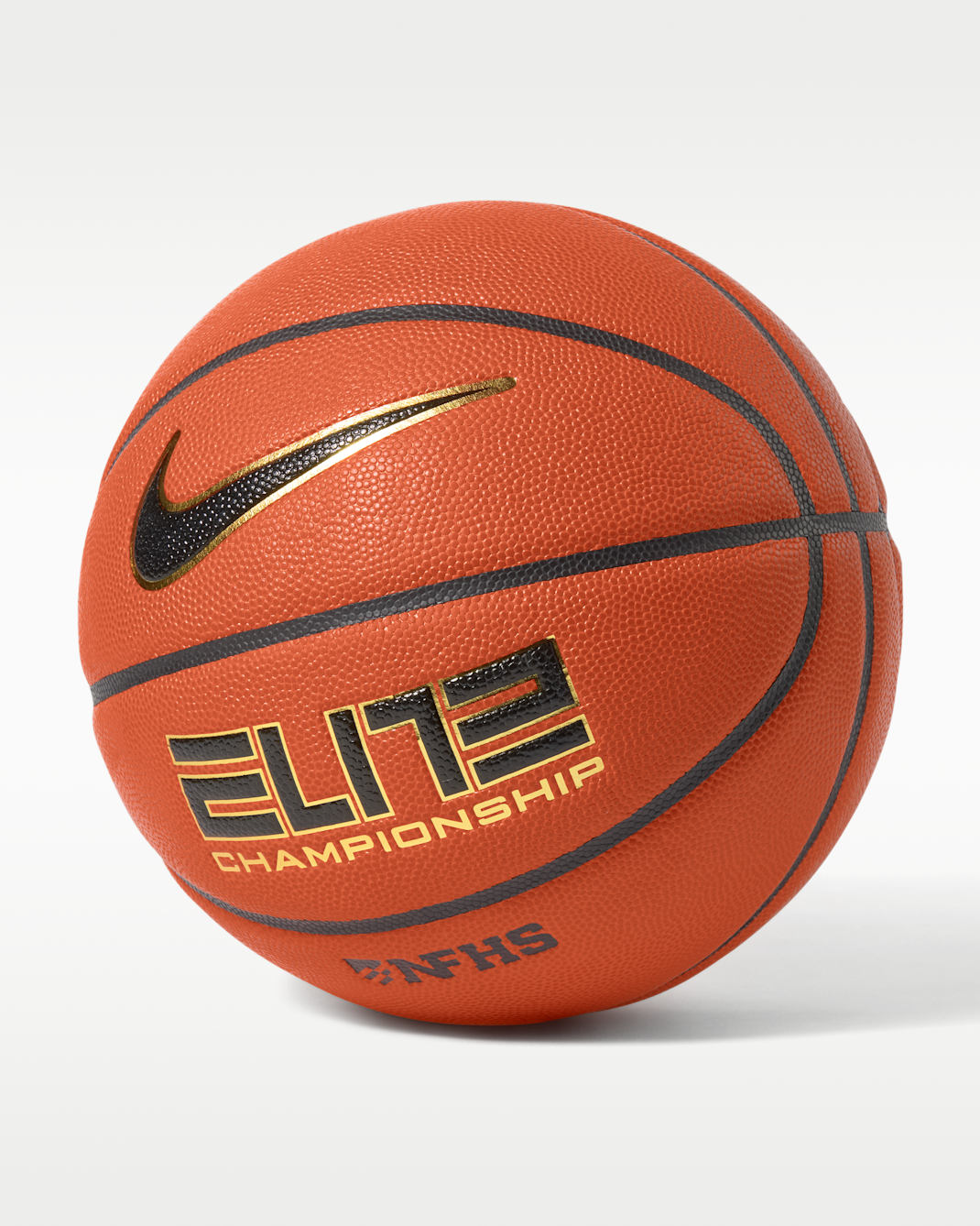 Nike Elite Championship 8P Basketball - Amber/Black